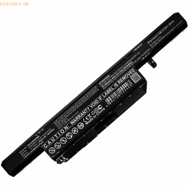 4059612396144 - Akku für Clevo W540BAT-6 Li-Ion 111 Volt 4400 mAh schwarz