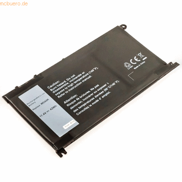 4059612398636 - Akku für Dell Vostro 5568-T0YMD Li-Ion 114 Volt 3560 mAh schwarz