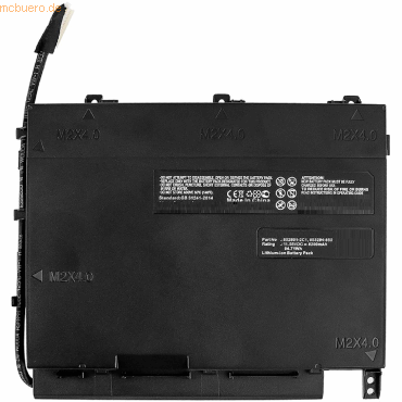4059612404092 - Akku für Hewlett-Packard Omen 17-W236TX Li-Ion Volt 1155 mAh schw