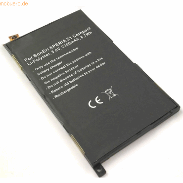 4059612419898 - Akku für Sony 1274-3419 Li-Pol 38 Volt 2300 mAh schwarz