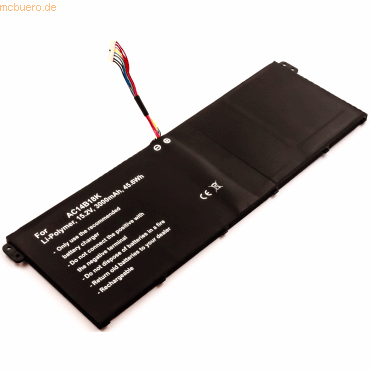4059612421815 - Akku für Acer Aspire R13 (R7-372T-746N) Li-Pol Volt 152 mAh schw
