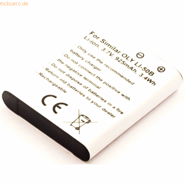 4059612421891 - Akku für Ricoh WG-6 Li-Ion 37 Volt 700 mAh schwarz