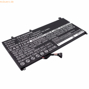 4059612422133 - Akku für Lenovo IdeaPad U530 Touch Li-Pol 74 Volt 7100 mAh schwa