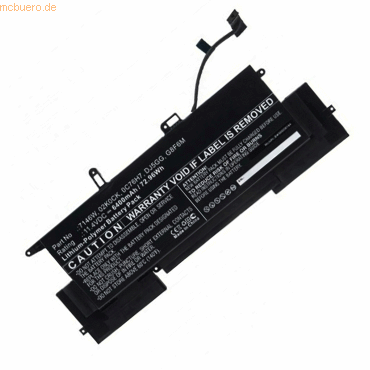 4059612430213 - Akku für Dell Latitude 7400 2-in-1 Li-Pol 114 Volt 6400 mAh schw