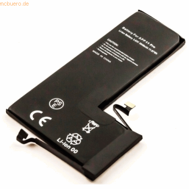 4059612432675 - Akku für Apple 616-00659 Li-Pol 383 Volt 3000 mAh schwarz