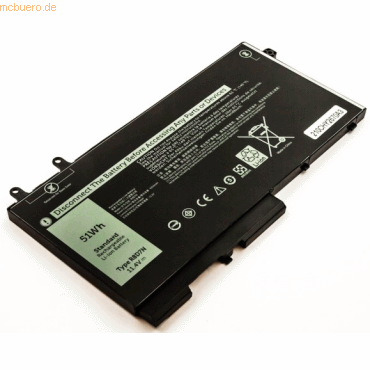 4059612451096 - Akku für Dell Latitude 5500 Li-Pol 114 Volt 4450 mAh schwarz