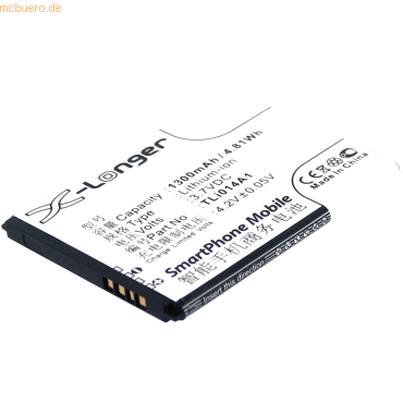 4021499125896 - Akku für Alcatel One Touch 4030D Li-Ion 37 Volt 1300 mAh schwarz