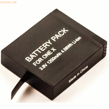 4059612472022 - Akku für Insta360 One X Li-Ion 38 Volt 1100 mAh schwarz