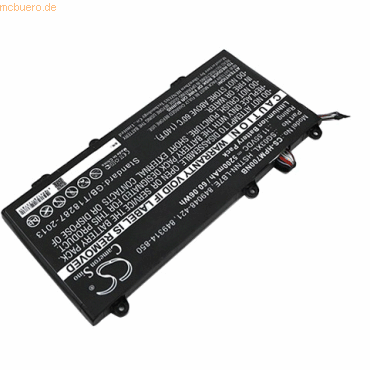 4059612472725 - Akku für Hewlett-Packard SG03XL Li-Pol 1155 Volt 3600 mAh schwar