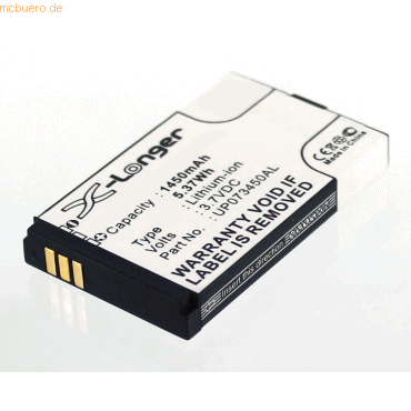 4021499127203 - Akku für Caterpillar UP073450AL Li-Ion 37 Volt 1300 mAh schwarz