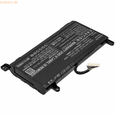 4059612489907 - Akku für Hp FM08 Li-Ion 146 Volt 5300 mAh Schwarz 4059612489907 - Akku für Hp FM08 Li-Ion 146 Volt 5300 mAh Schwarz