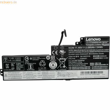 4059612501814 - Akku für Thinkpad T480 20L50003GE Li-Pol 1146 Volt 2095