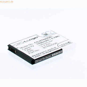 4021499131651 - Akku für Htc Desire SV Li-Ion 37 Volt 1550 mAh schwarz