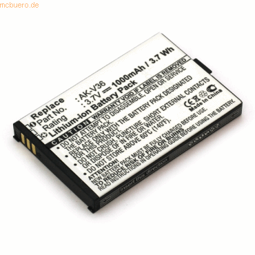 4021499131842 - Akku für Emporia Elegance Plus V36T Li-Ion 37 Volt 1000 mAh schw