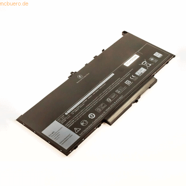 4059612524301 - Akku für Dell Latitude 12 (E7470) Li-Pol 76 Volt 7200 mAh Schwar