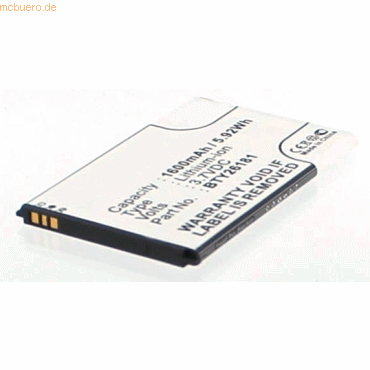 4021499132733 - Akku für Mobistel BTY26181 STD Li-Ion 37 Volt 1600 mAh schwarz