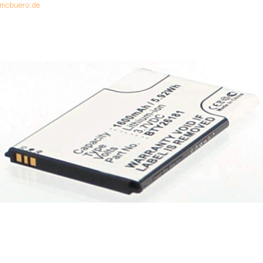 4021499132740 - Akku für Mobistel Cynus F3 Li-Ion 37 Volt 1600 mAh schwarz