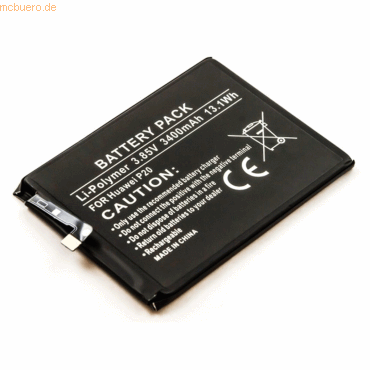 4059612557606 - Akku für Huawei P20 Global Li-Pol 382 Volt 3300 mAh schwarz