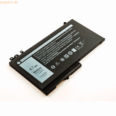 4059612572135 - Akku für Dell Latitude 12 E5550 Li-Pol 111 Volt 3400 mAh Schwarz