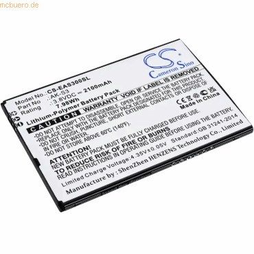 4059612645969 - Akku für Agi AK-S3-BC Li-Ion 38 Volt 2100 mAh schwarz