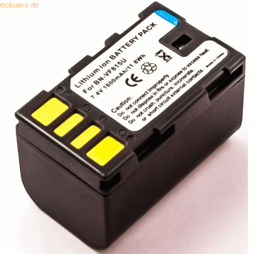 4059612646034 - Akku für Jvc BN-VF823U Li-Ion 72 Volt 1500 mAh schwarz