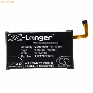 4059612646188 - Akku für Sony Ericsson Xperia 5 Li-Pol 38 Volt 2900 mAh schwarz 4059612646188 - Akku für Sony Ericsson Xperia 5 Li-Pol 38 Volt 2900 mAh schwarz
