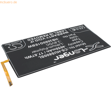 4059612669965 - Akku für Huawei Honor S8-701u Li-Pol 38 Volt 4650 mAh schwarz 4059612669965 - Akku für Huawei Honor S8-701u Li-Pol 38 Volt 4650 mAh schwarz