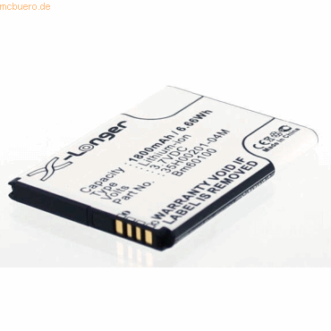 4021499142787 - Akku für Htc Desire 500 Li-Ion 37 Volt 1400 mAh schwarz