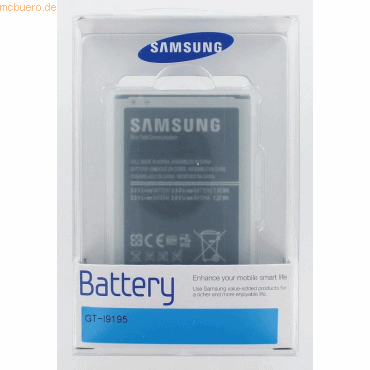 Samsung Akku für Samsung Galaxy S4 Mini mit NFC Li-Ion 3,8 Volt 1900 m