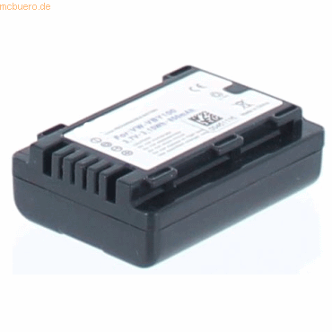 k.A. Akku für Panasonic HC-V110 Li-Ion 3,7 Volt 850 mAh schwarz