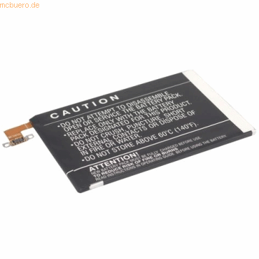 4021499163546 - Akku für Htc One 801N Li-Pol 37 Volt 2300 mAh schwarz