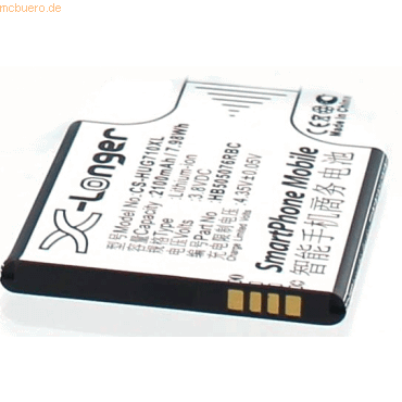 4021499171404 - Akku für Huawei G610 Li-Ion 37 Volt 1800 mAh schwarz