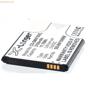 4021499172067 - Akku für Samsung EB-BN750BBE Li-Ion 38 Volt 3100 mAh schwarz