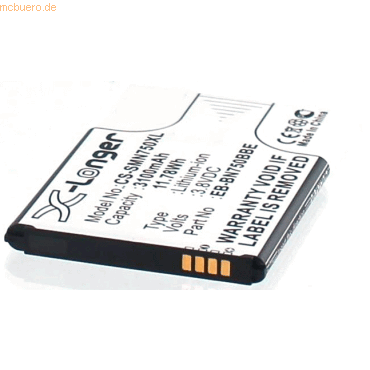 4021499172074 - Akku für Samsung Galaxy Note 3 Mini Li-Ion 38 Volt 3100 mAh schw 4021499172074 - Akku für Samsung Galaxy Note 3 Mini Li-Ion 38 Volt 3100 mAh schw