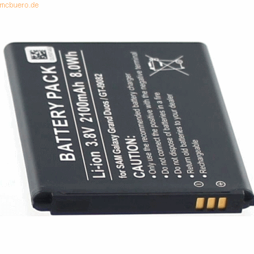 4021499180109 - Akku für Samsung Galaxy Grand Neo I9060 Li-Ion 38 Volt 2100 mAh 4021499180109 - Akku für Samsung Galaxy Grand Neo I9060 Li-Ion 38 Volt 2100 mAh