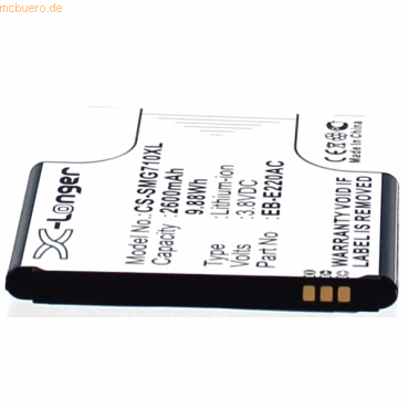 4021499184374 - Akku für Samsung EB-B220AC Li-Ion 38 Volt 2600 mAh schwarz