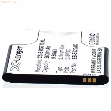 4021499184930 - Akku für Samsung Galaxy Grand 2 Duos Li-Ion 38 Volt 2600 mAh sch