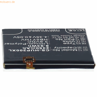 4021499189461 - Akku für Huawei HB5Y1HV Li-Pol 38 Volt 2350 mAh schwarz