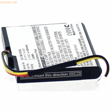 4021499192188 - Akku für Tomtom P11P17-14-S01 Li-Ion 37 Volt 800 mAh schwarz