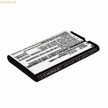 4021499192928 - Akku für Emporia V20MC Li-Ion 37 Volt 1050 mAh schwarz