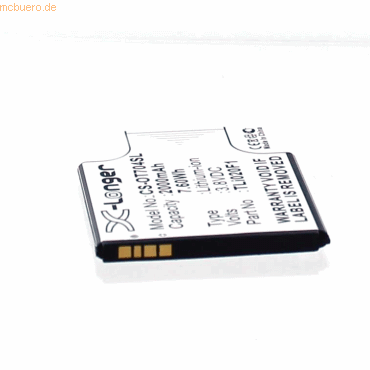 4021499194366 - Akku für Alcatel TLI018B2 Li-Ion 38 Volt 2000 mAh schwarz