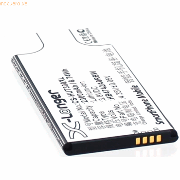 4021499195479 - Akku für Huawei Ascend G730 Li-Ion 38 Volt 2300 mAh schwarz