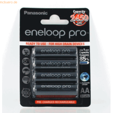 4021499198791 - Akku für eneloop PRO NiMH 48 Volt 2500 mAh schwar