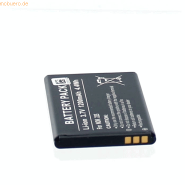 4021499205789 - Akku für Nokia BL-4UL Li-Ion 37 Volt 1000 mAh schwarz