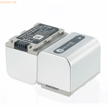 k.A. Akku für Sony DCR-SR30E Li-Ion 7,2 Volt 1500 mAh silberfarben