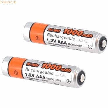 4021499207394 - Akku für Siemens Gigaset E49H NiMH 2x12 Volt 1000 mAh