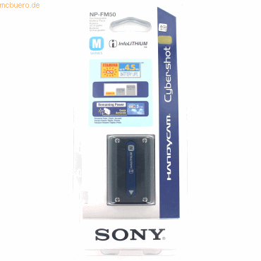 Sony Akku für Sony NP-FM30 Li-Ion 7,2 Volt 1100 mAh schwarz