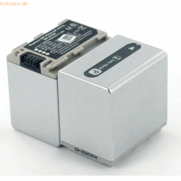 k.A. Akku für Sony NP-FP90 Li-Ion 7,4 Volt 2100 mAh grau