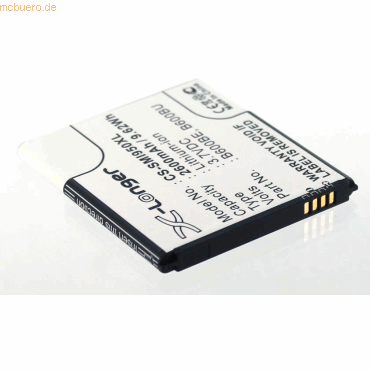 4021499215658 - Akku für Samsung GT-I9515 Li-Ion 37 Volt 2600 mAh schwarz