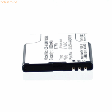 4021499217799 - Akku für amplicomms CM504442APR Li-Ion 37 Volt 1000 mAh schwarz